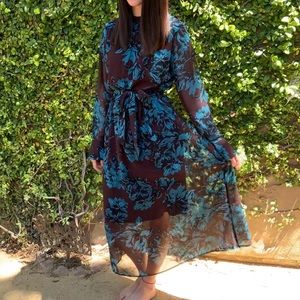 Floral Chiffon Dress